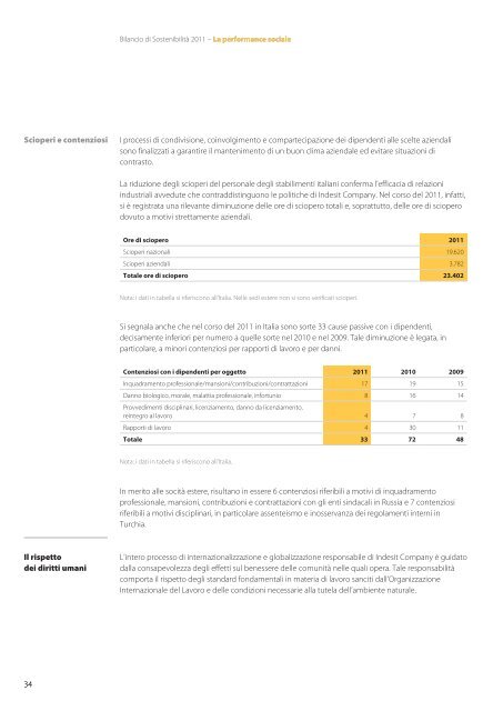 Bilancio di SostenibilitÃ  2011 - Indesit