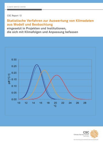 Statistische Verfahren zur Auswertung von Klimadaten aus Modell ...