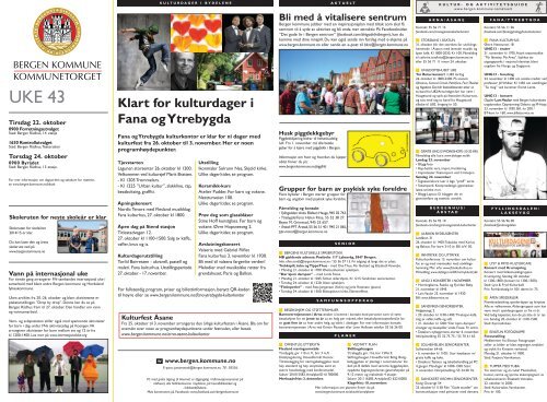 Kommunetorget 20. oktober 2013 - Bergen kommune