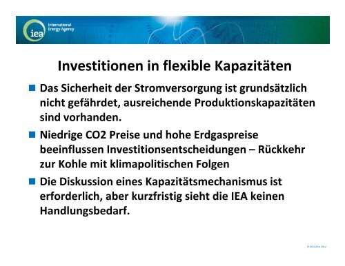 Energiepolitik der IEA-Länder In-depth Review 2013 Deutschland