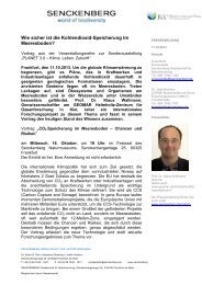 download PDF, 59 KB - Biodiversität und Klima - Forschungszentrum