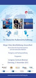 10. Deutscher Außenwirtschaftstag - CDH