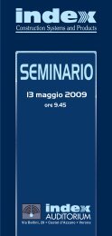 SEMINARIO - Index S.p.A.