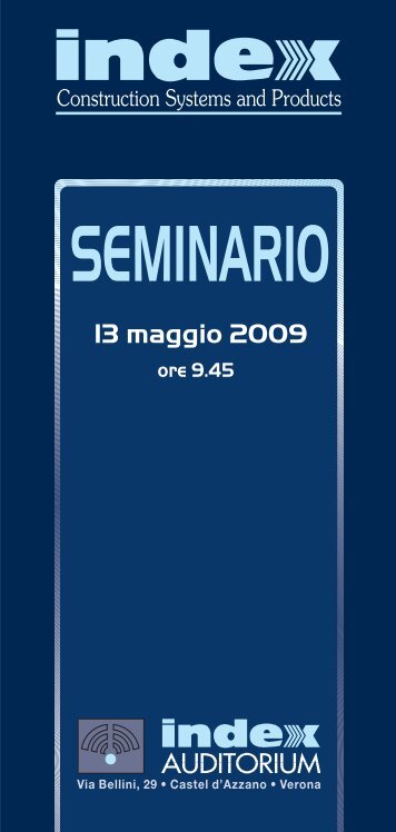 SEMINARIO - Index S.p.A.