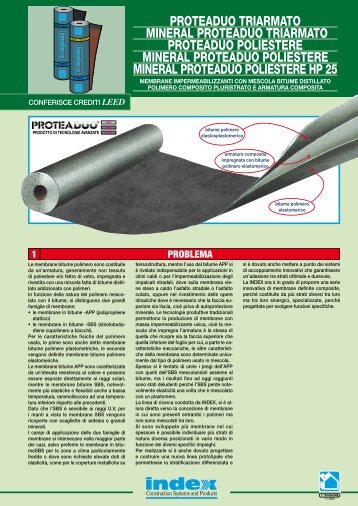 PROTEADUO TRIARMATO MINERAL PROTEADUO ... - Index S.p.A.