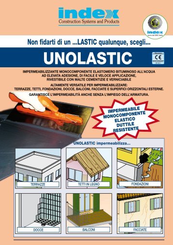 Guida alla posa dell' UNOLASTIC - Index S.p.A.