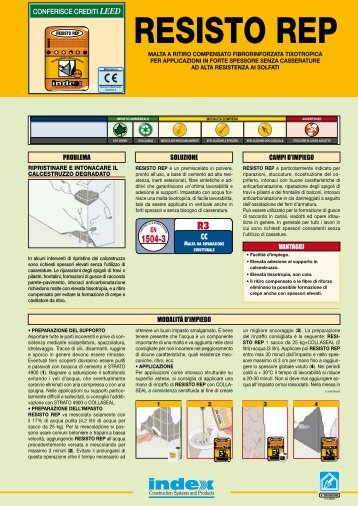 RESISTO REP - Index S.p.A.