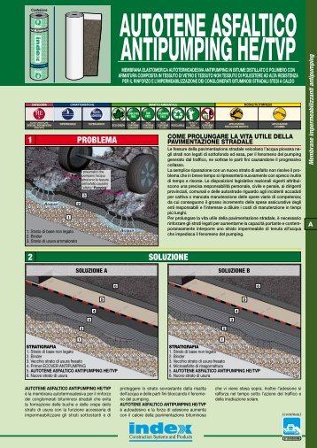 AUTOTENE ASFALTICO ANTIPUMPING HE/TVP - Index S.p.A.