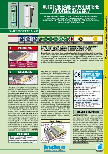 Visualizza la scheda tecnica (La scheda sarÃ  ... - Index S.p.A.