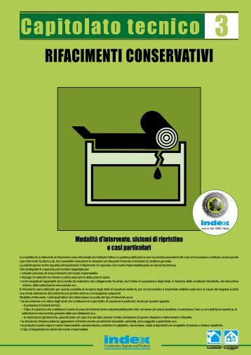 RIFACIMENTI CONSERVATIVI - Index S.p.A.
