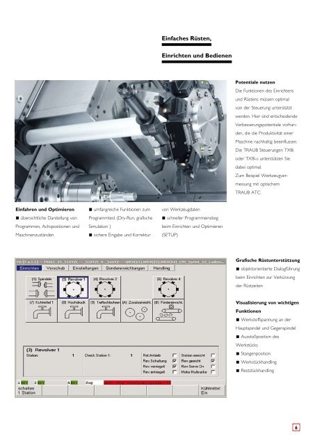 Steuerung TX8i - INDEX-Werke GmbH & Co. KG Hahn & Tessky