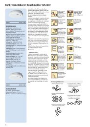 Funk-vernetzbarer Rauchmelder RA350F - Indexa