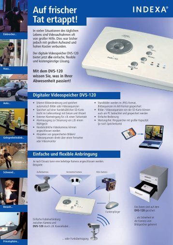 Digitaler Videospeicher DVS-120 Auf frischer Tat ertappt! - Indexa