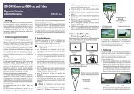 HD-SDI Kameras IND14xx und 16xx Allgemeine Hinweise ... - Indexa