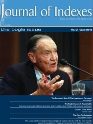 the bogle issue - IndexUniverse.com