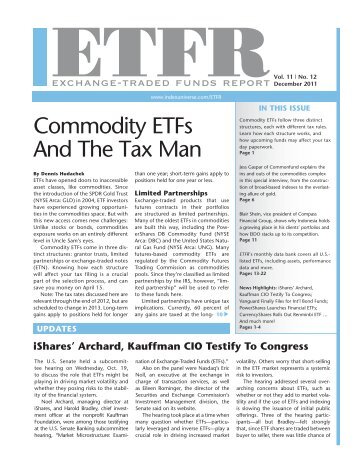 US-Listed ETFs Sorted by Asset Class and Year-to-Date Return