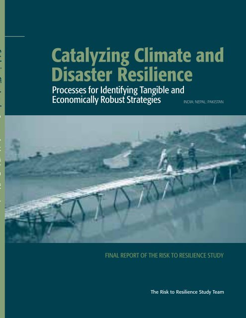 Catalyzing Climate and Disaster Resilience: Processes for Identifying