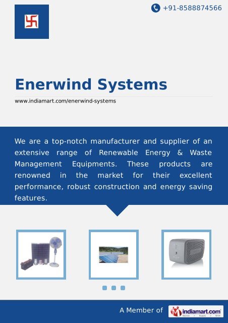 Enerwind Systems, Pune - Supplier & Manufacturer of ... - IndiaMART