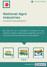 Supplier & Manufacturer of Agriculture Machinery ... - IndiaMART