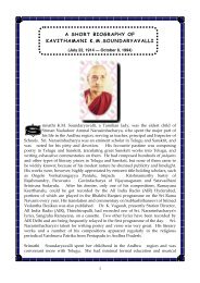 a short biography of kavithamani kmsoundaryavalli - Indian Heritage