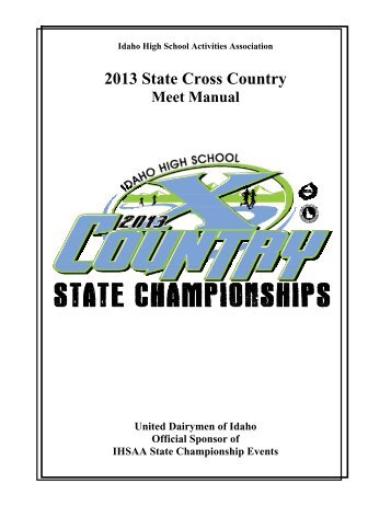 2013 State Cross Country - Idaho High School Activities Association