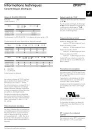 Informations techniques - BRINKMANN PUMPS