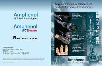 Amphenol Industrial Severe Environments ... - Allied Electronics