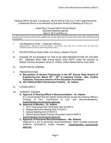 04-09-2013 Business Meeting Agenda Final.pdf - District Home