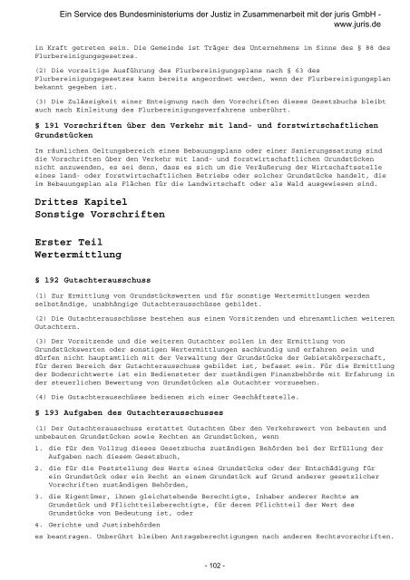 Baugesetzbuch (BauGB)