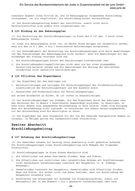 Baugesetzbuch (BauGB)