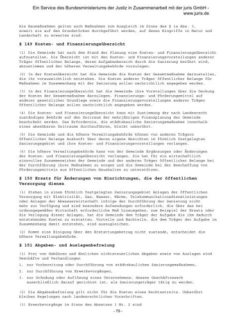 Baugesetzbuch (BauGB)