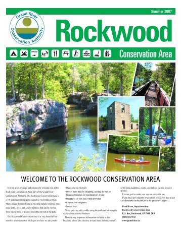 welcome to the rockwood conservation area - Grand River ...