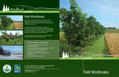Windbreak Factsheet series - Grand River Conservation Authority