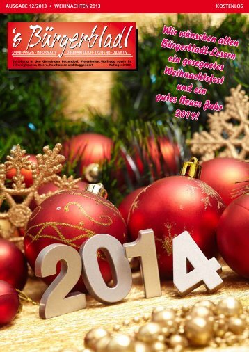 Ausgabe Dezember 2013 - Druckservice Weiß