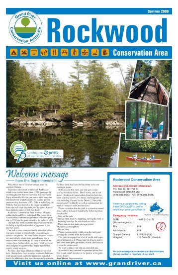 Rockwood Conservation Area - Grand River Conservation Authority