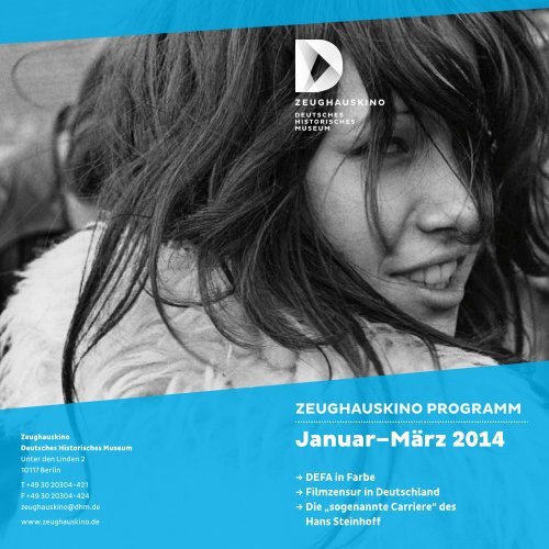 Timetable Januar, Februar, März 2014 - Deutsches Historisches ...