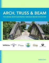 ARCH, TRUSS & BEAM - Grand River Conservation Authority