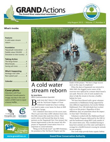 July/Aug. - Grand River Conservation Authority