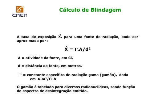 CÃLCULO DE BLINDAGEM - ILEA