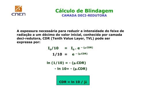 CÃLCULO DE BLINDAGEM - ILEA