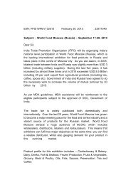 Circular Letter - India Trade Promotion Organisation