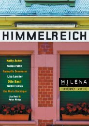 Herbst 2010 (PDF, 2.9MB) - Milena Verlag