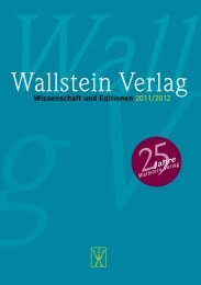 Wallstein Verlag - indiebook