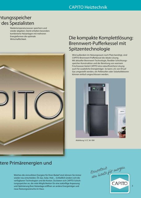 Die Heiztechnik von CAPITO - Carl Capito Heiztechnik Gmbh