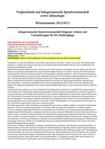 Download Vorlesungsverzeichnis Wintersemester 2012/13