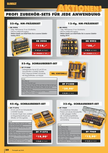 DeWalt Katalog 2013/2014