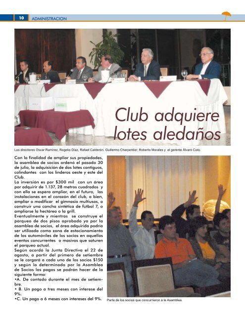 Setiembre - San JosÃ© Indoor Club