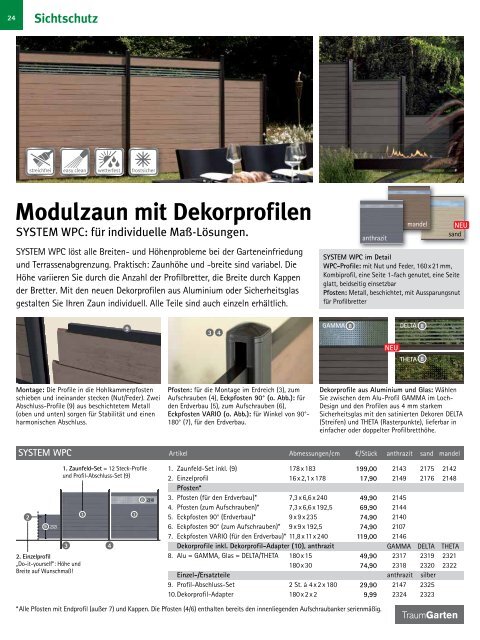 Sichtschutz - Keppler Holz