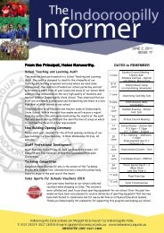 Newsletter June 2, 2011 Issue 17 - Indooroopilly State School