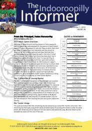 Newsletter Nov 1, 2012 Issue 35 - Indooroopilly State School